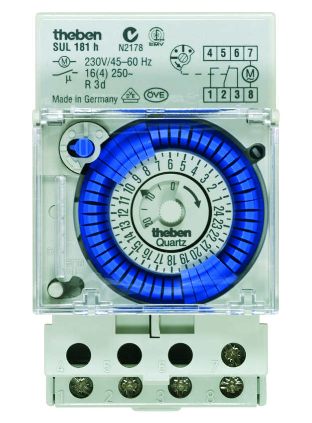 SUL 181 h 12V Programme journalier Rail DIN Horloges — free download